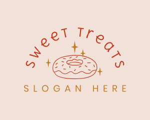 Sweet Donut Snack logo design