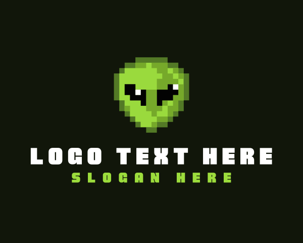 Pixel logo example 1