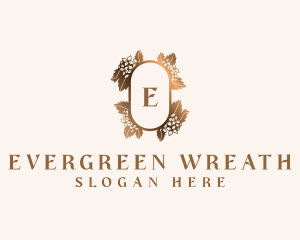 Event Planner Floral Wreath logo design