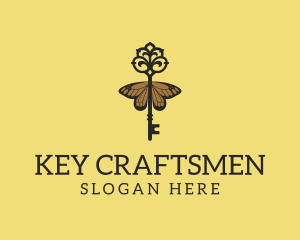 Elegant Butterfly Key logo