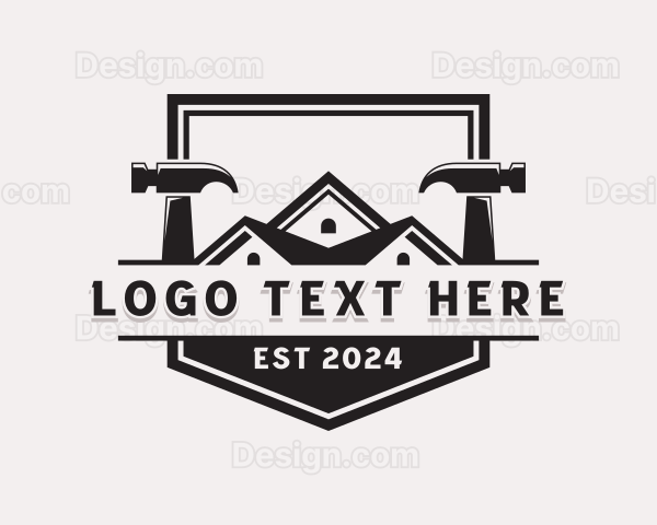 Handyman Carpentry Hammer Logo