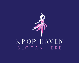 Ballet Dancer Fashion logo design