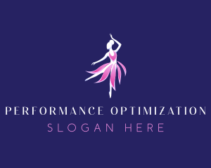 Ballet Dancer Fashion logo design