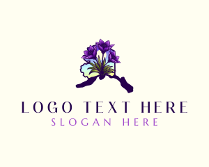 Alaskan Pasqueflower Bloom logo