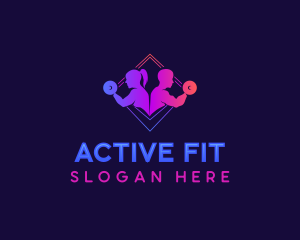 Gym Fitness Trainer logo design