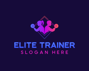 Gym Fitness Trainer logo design