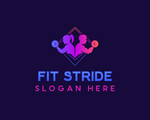 Gym Fitness Trainer logo design