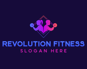 Gym Fitness Trainer logo design