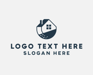 Architecture - House Cleaning Apartment logo design