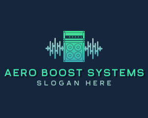 Sound Beat Amplifier Speakers logo design