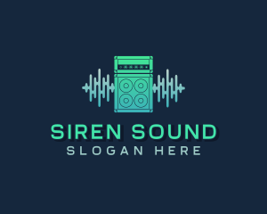 Sound Beat Amplifier Speakers logo design