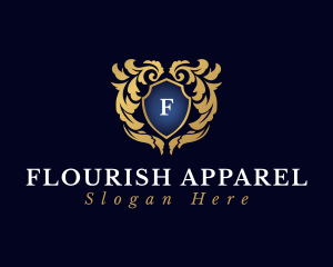 Shield Royal Flourish logo