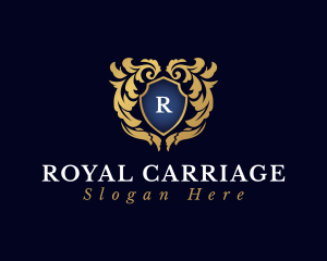 Shield Royal Flourish logo design