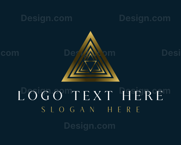 Premium Triangle Pyramid Logo