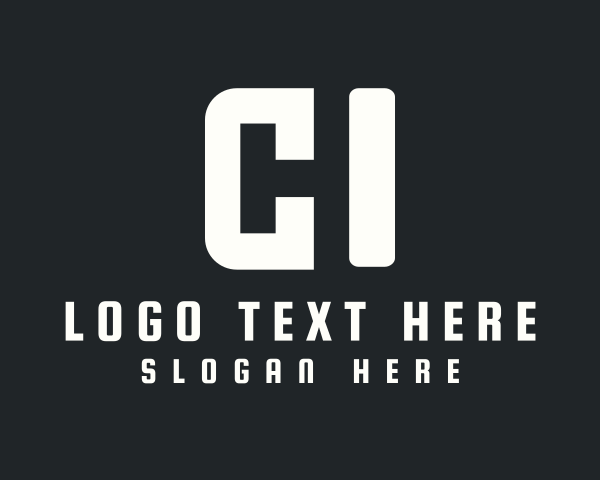 Letter Ci logo example 4