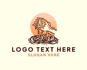 Food Pasta Fork logo