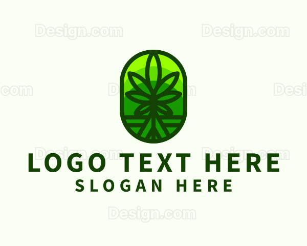 Cannabis Herbal Medicine Logo