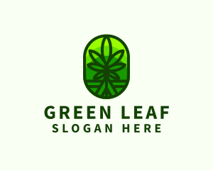 Cannabis Herbal Medicine logo design