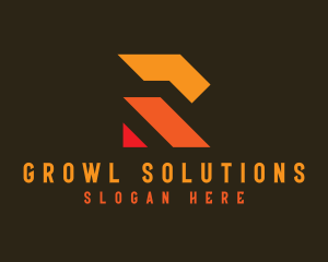 Professional Brand Letter R logo design