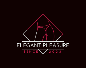 Erotic Adult Butt logo design