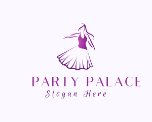 Female Model Dancer  logo design