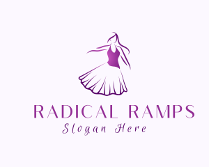 Female Model Dancer  logo design