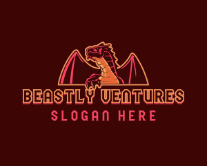 Dragon Beast Wing  logo design