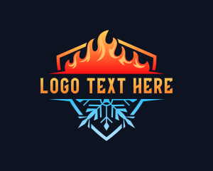 Thermal Snowflake Flame logo