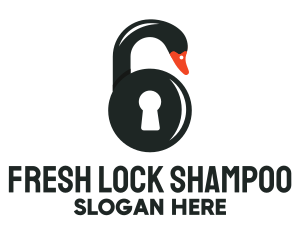 Swan Lock logo design