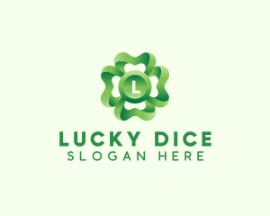 3D Clover Leaf  logo design