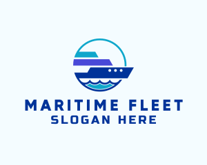 Sea Travel Tour Ship logo