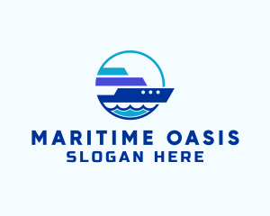 Sea Travel Tour Ship logo