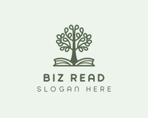 Educational Book Tree logo design