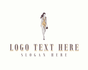 Modeling Stylish Woman logo