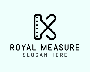 Abstract Measuring Letter K logo