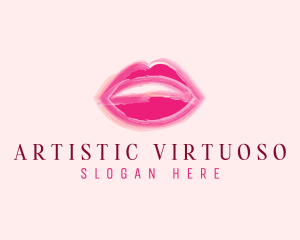 Beauty Lips Cosmetics  logo design