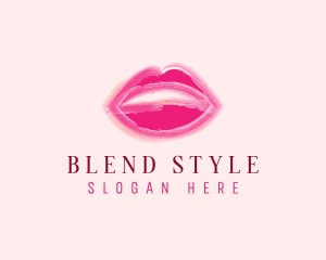 Beauty Lips Cosmetics  logo design