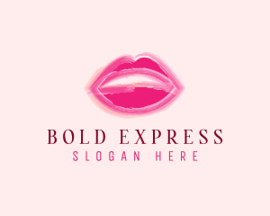 Beauty Lips Cosmetics  logo design