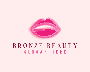 Beauty Lips Cosmetics  logo design