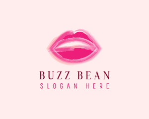 Beauty Lips Cosmetics  logo design