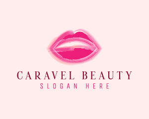 Beauty Lips Cosmetics  logo design