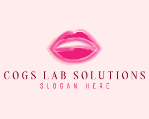 Beauty Lips Cosmetics  logo design