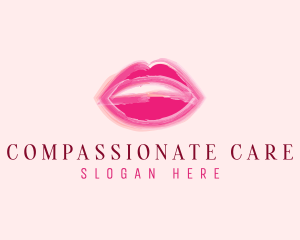 Beauty Lips Cosmetics  logo design