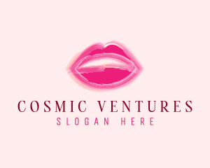 Beauty Lips Cosmetics  logo design