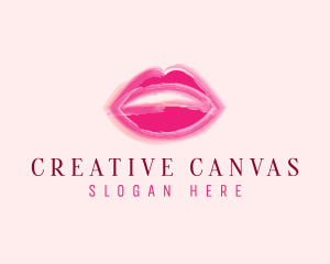 Beauty Lips Cosmetics  logo design