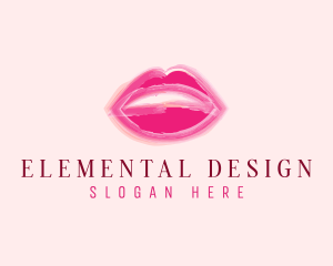 Beauty Lips Cosmetics  logo design