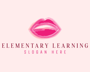 Beauty Lips Cosmetics  logo design