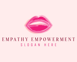 Beauty Lips Cosmetics  logo design