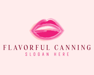 Beauty Lips Cosmetics  logo design