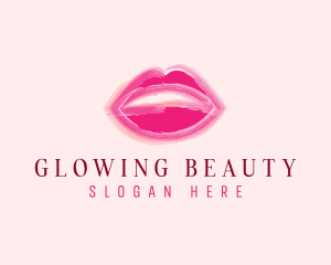 Beauty Lips Cosmetics  logo design